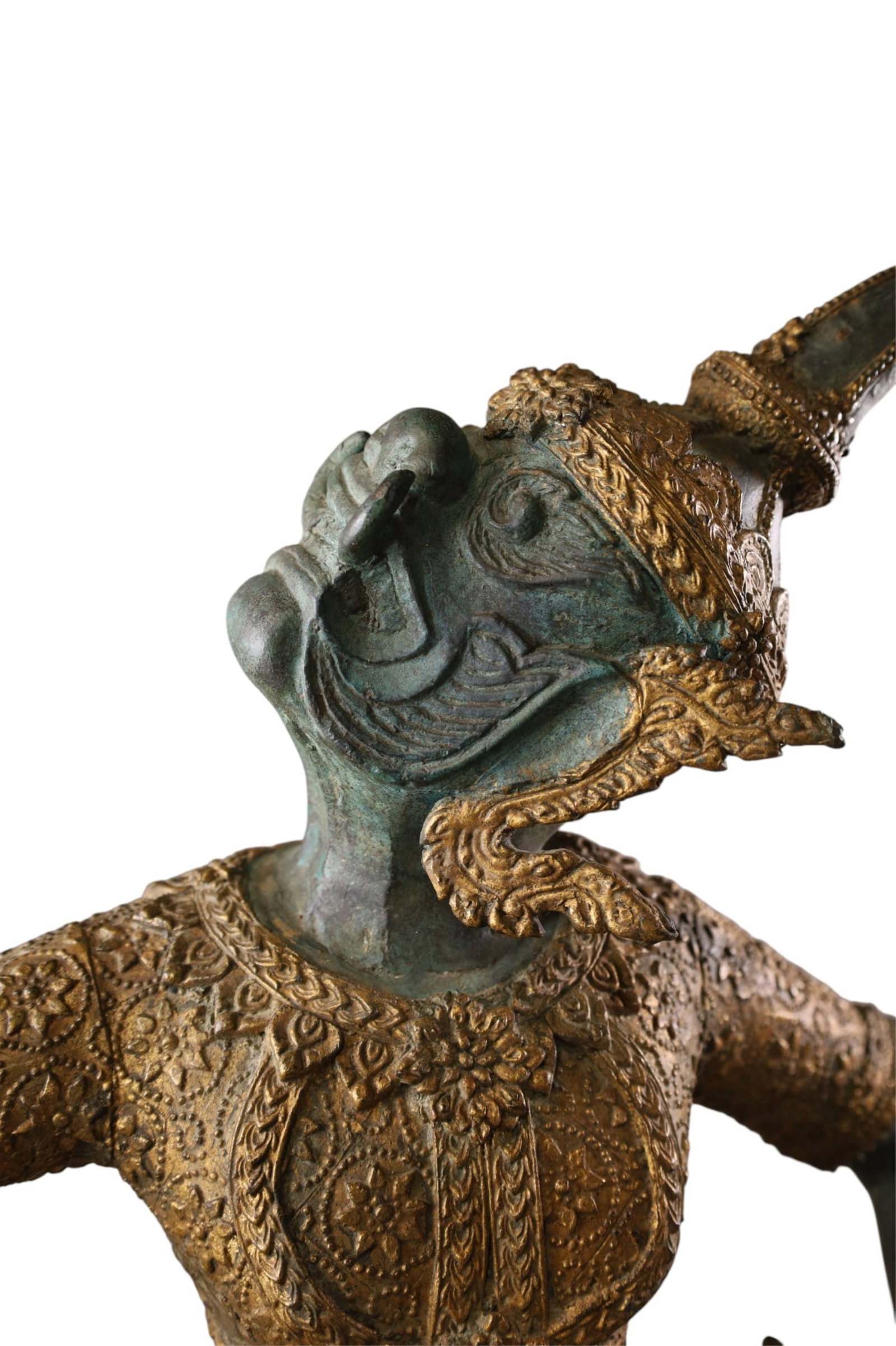 LARGE BRONZE THAI FIGURE - 2
