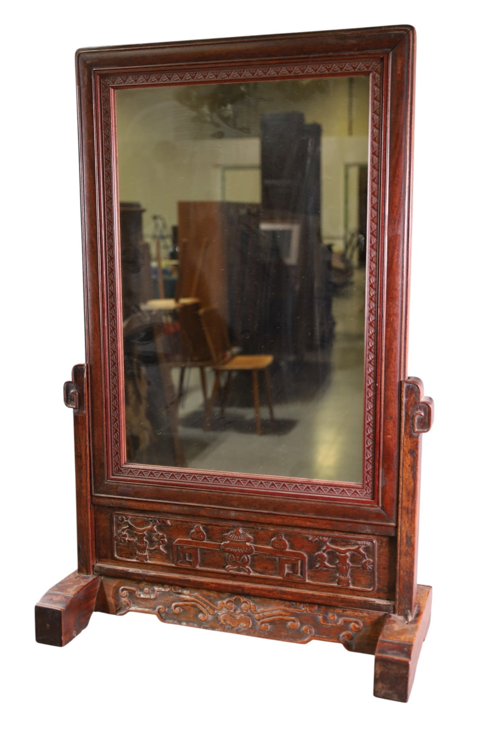 CHINESE TABLE MIRROR (1 of 2)