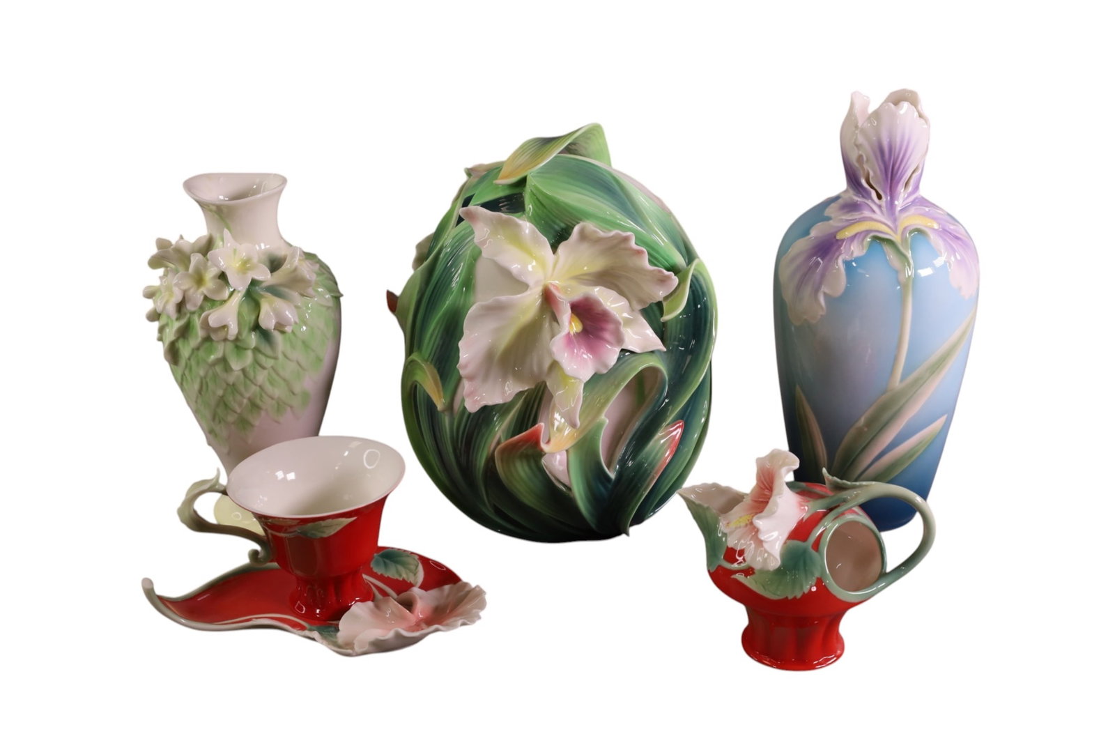 GRROUPING OF FRANZ PORCELAIN (1 of 6)