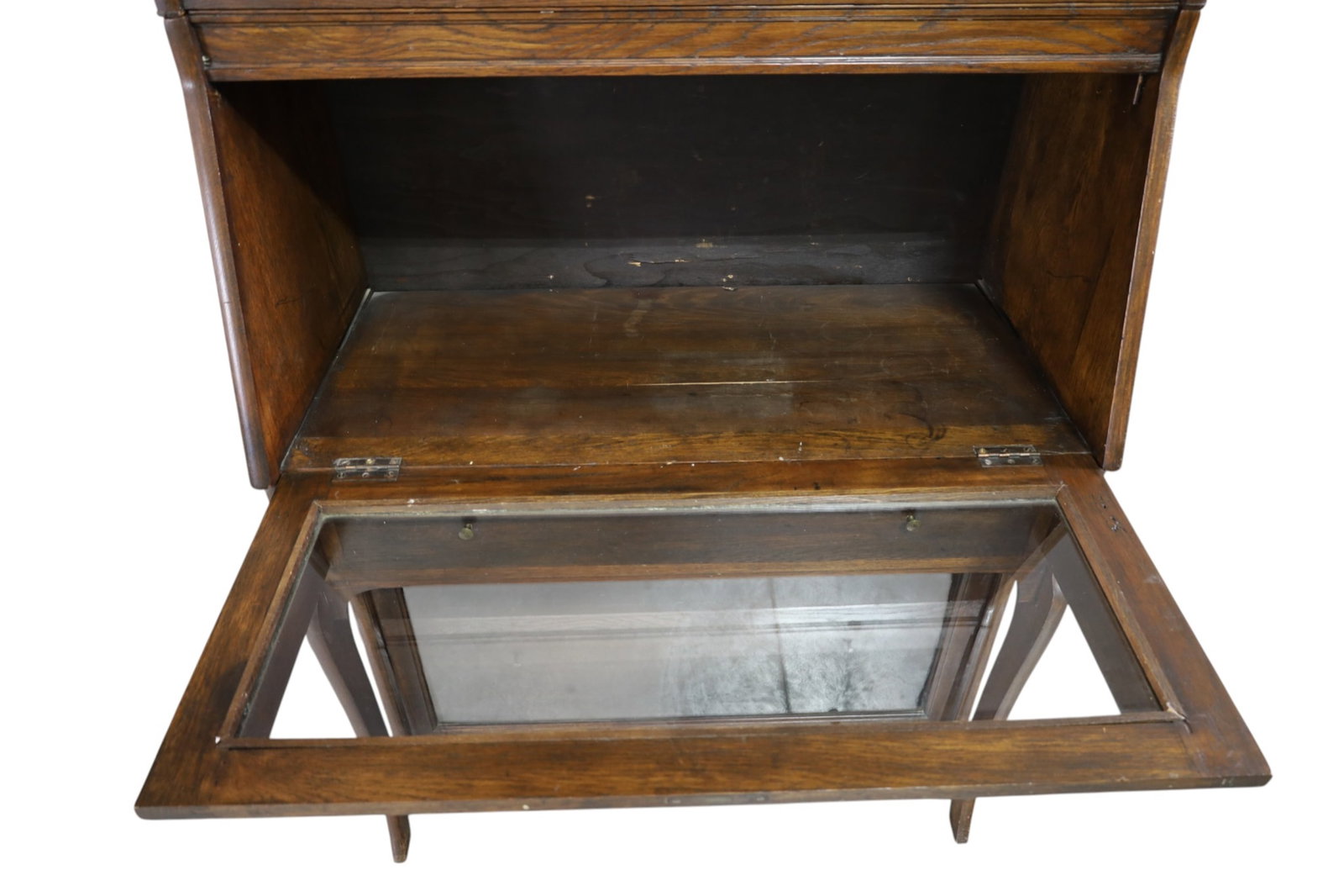 UNUSUAL LEBUS OAK STACKING BOOKCASE - 2