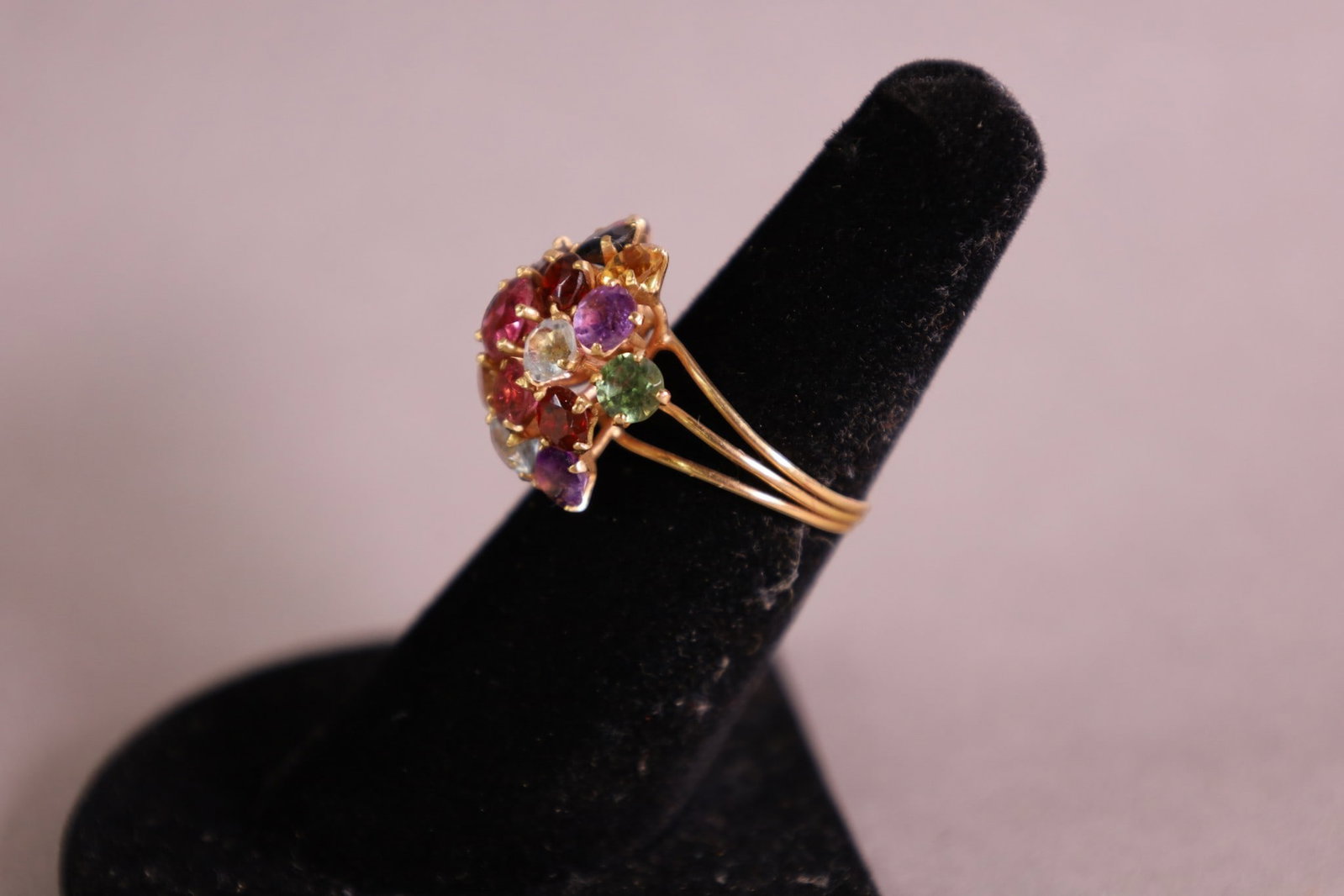 14K GOLD COCKTAIL RING - 3