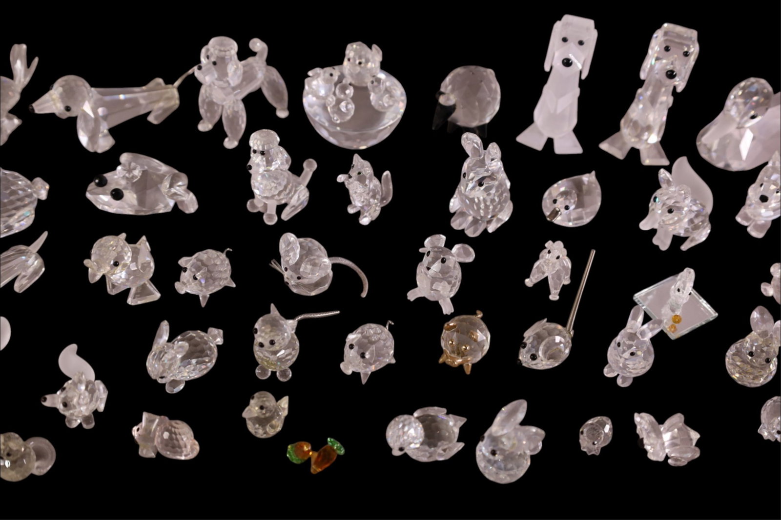 40 SWAROVSKI CRYSTAL FIGURES - 3