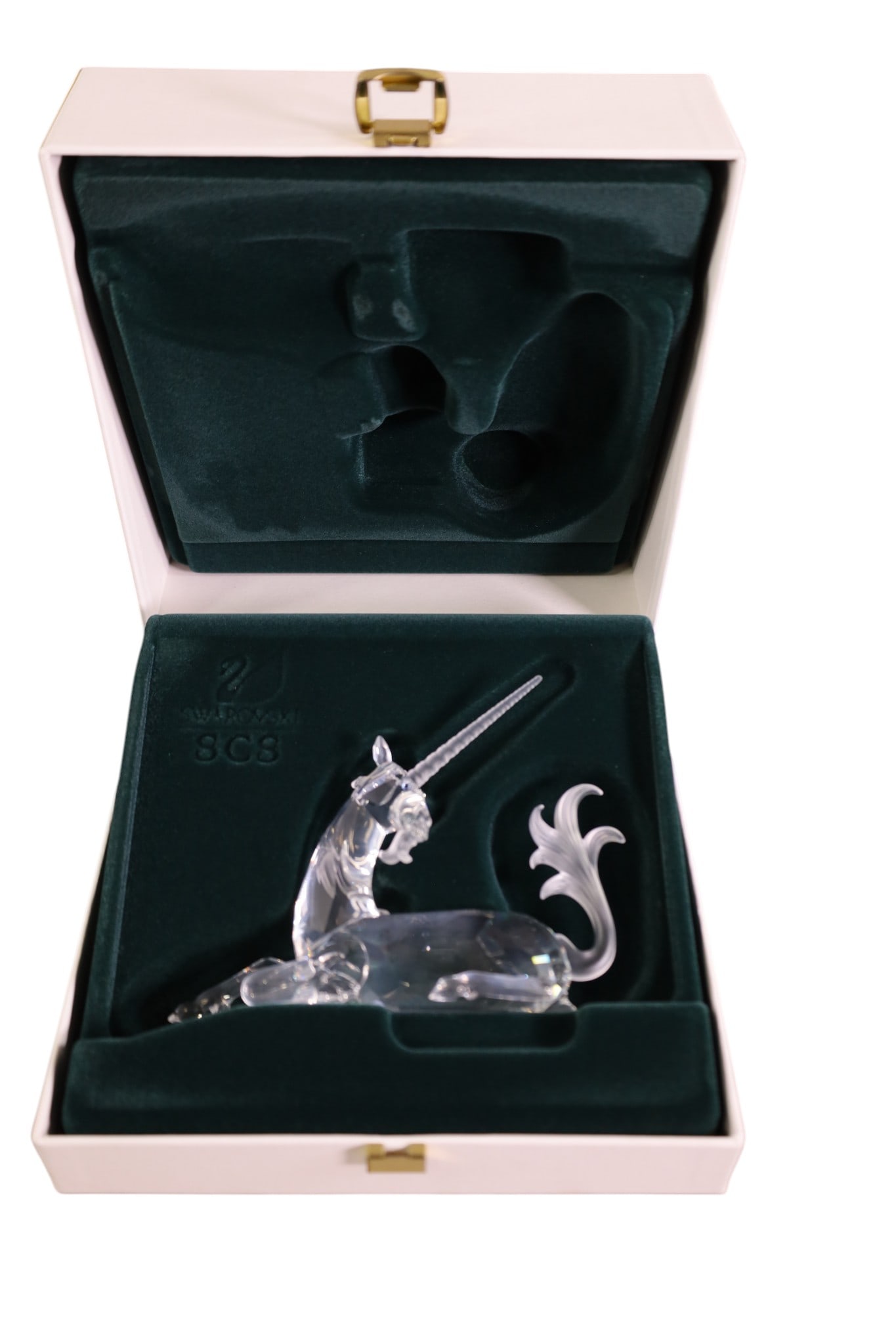 SWAROVSKI UNICORN: L.E. 1996 FABULOUS CREATURES, IN BOX.