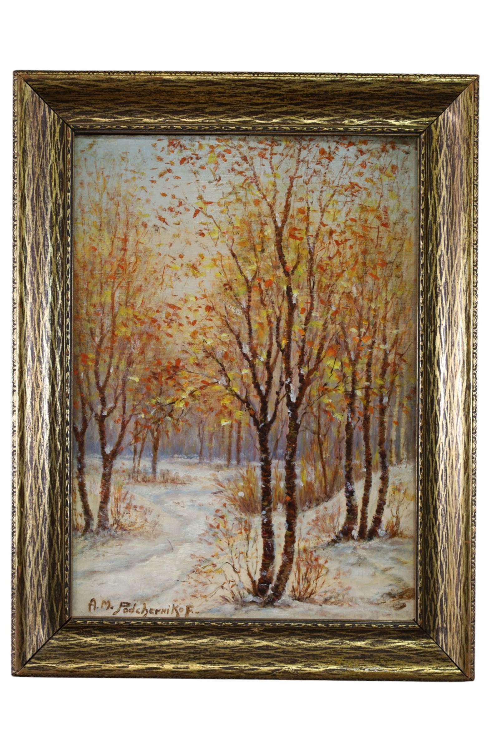 A.M. PODCHERNIKOF OIL PAINTING (1 of 3)