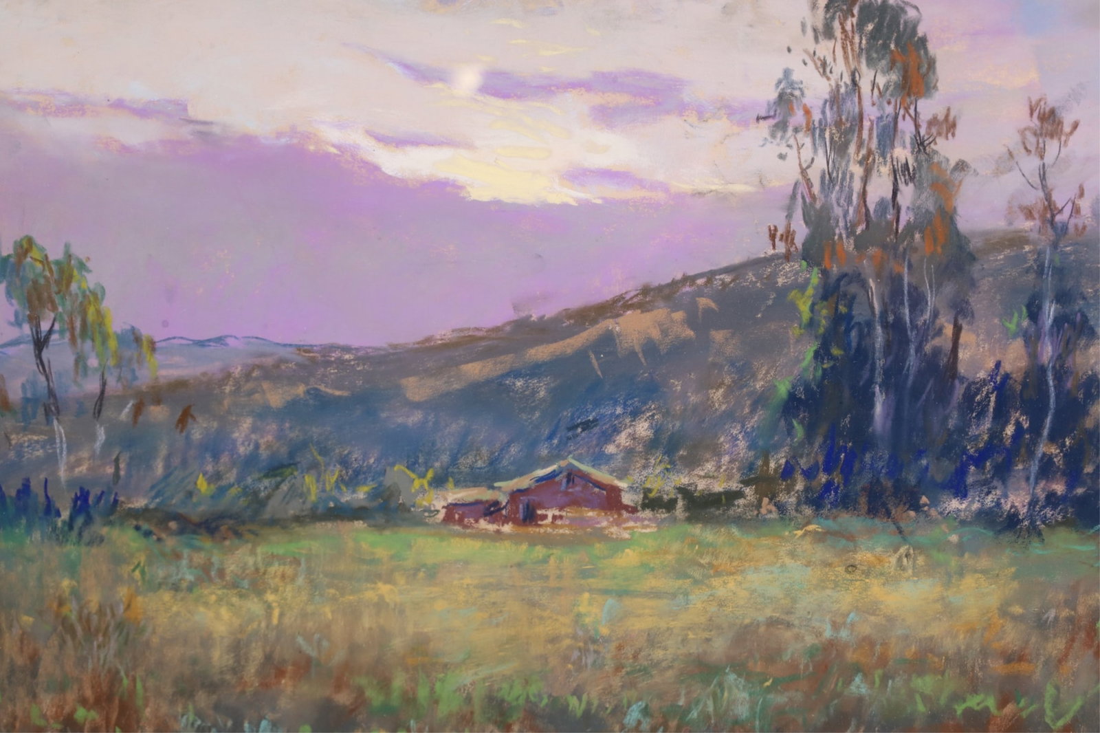 HENRY RICHTER LANDSCAPE PASTEL - 2