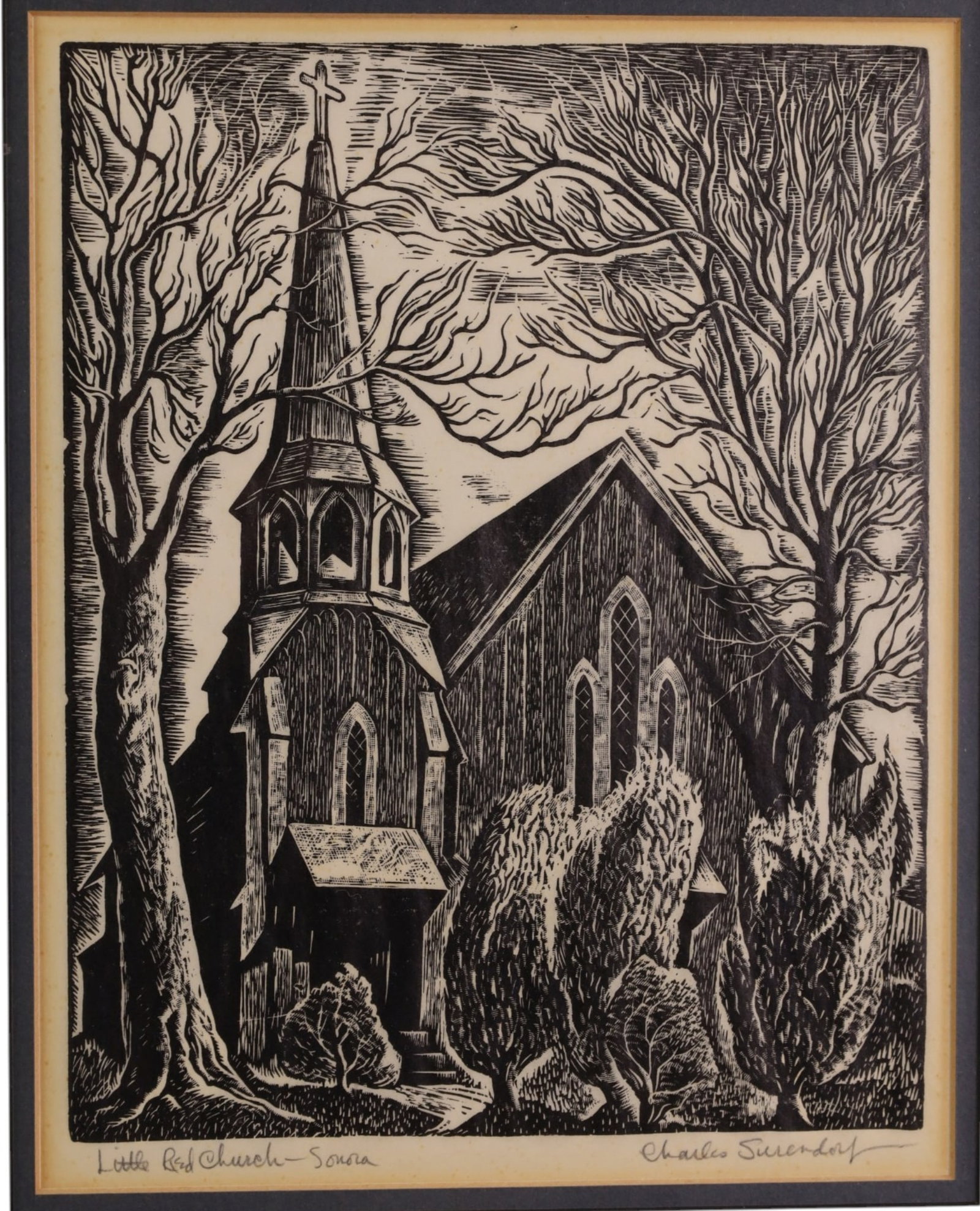 CHARLES SURENDORF ENGRAVING - 2