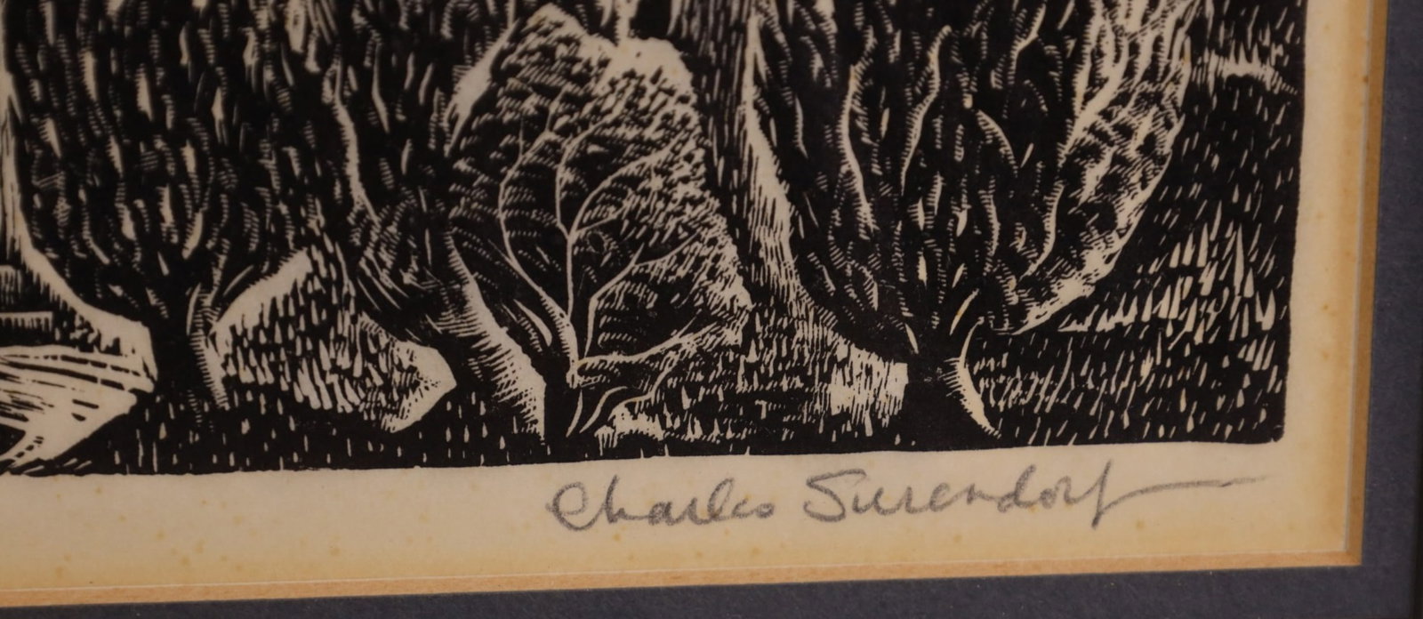 CHARLES SURENDORF ENGRAVING - 3