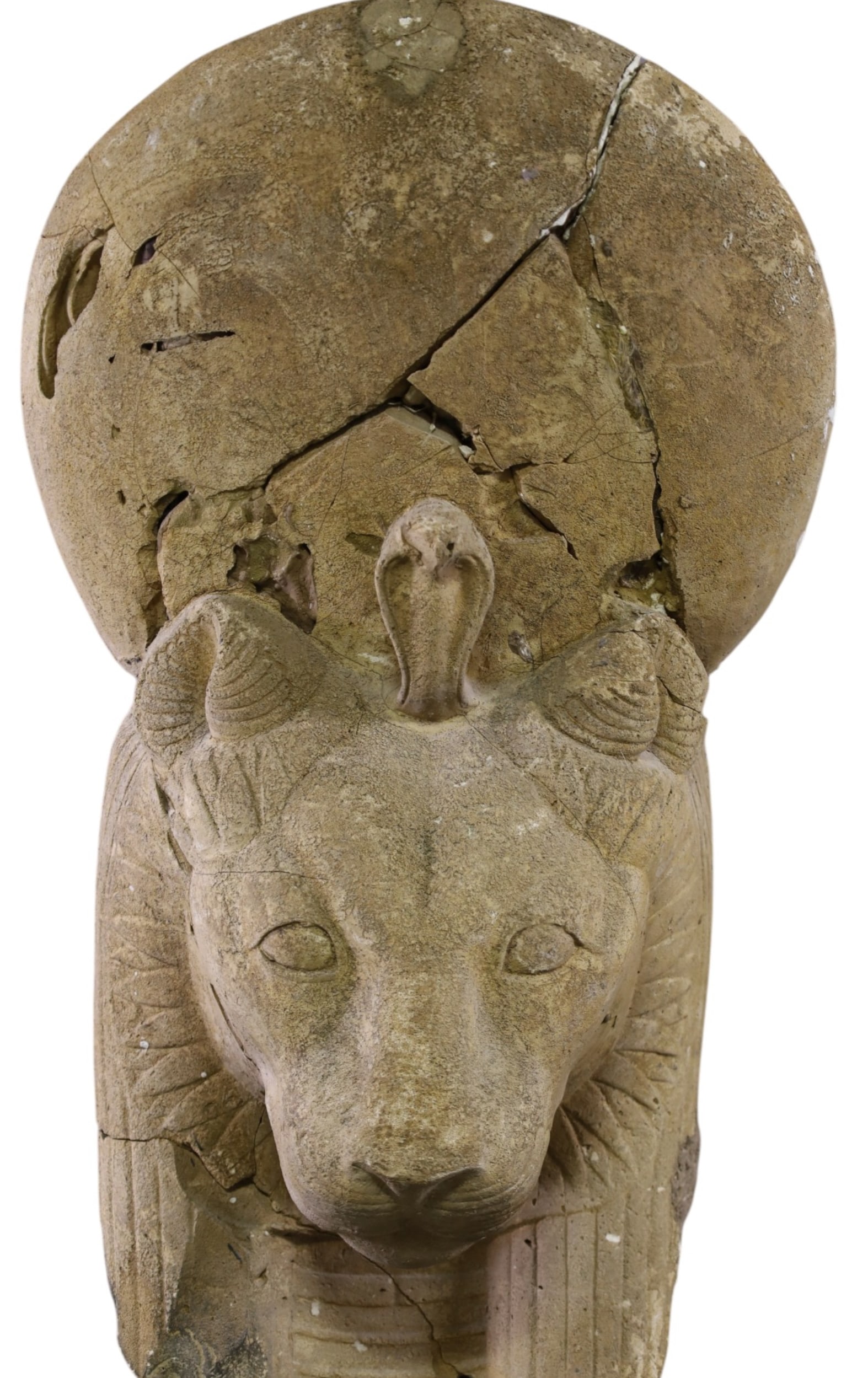 LARGE STONE LIONESS SCULPTURE - 2