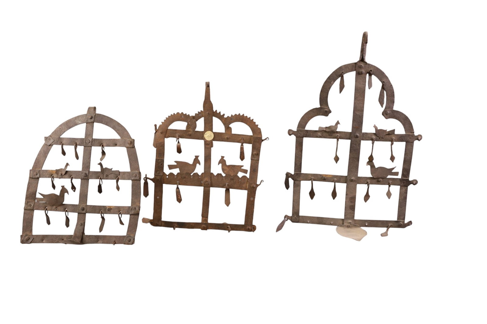 3 SPANISH COLONIAL CANDLE HOLDERS (1 of 4)