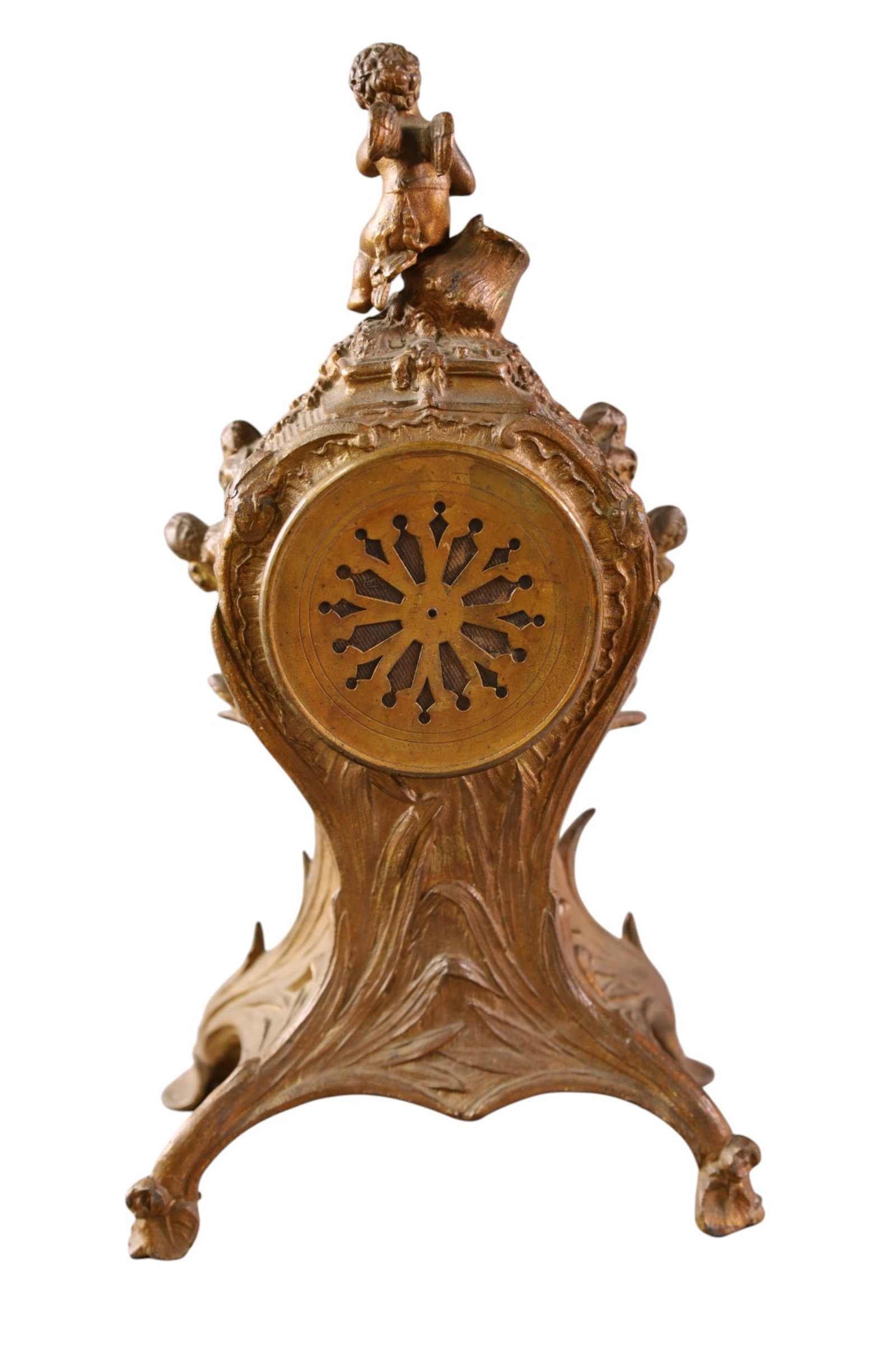ART NOUVEAU SHELF CLOCK - 3