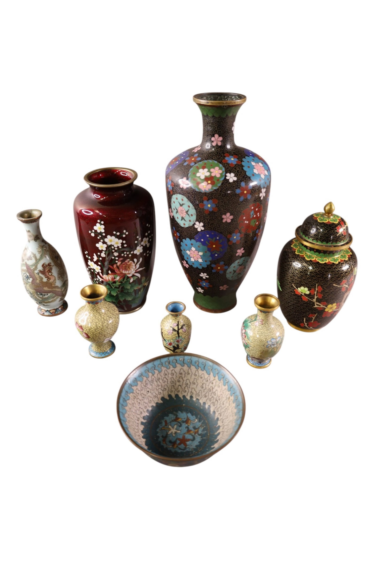 GROUPING OF CLOISONNE (1 of 7)