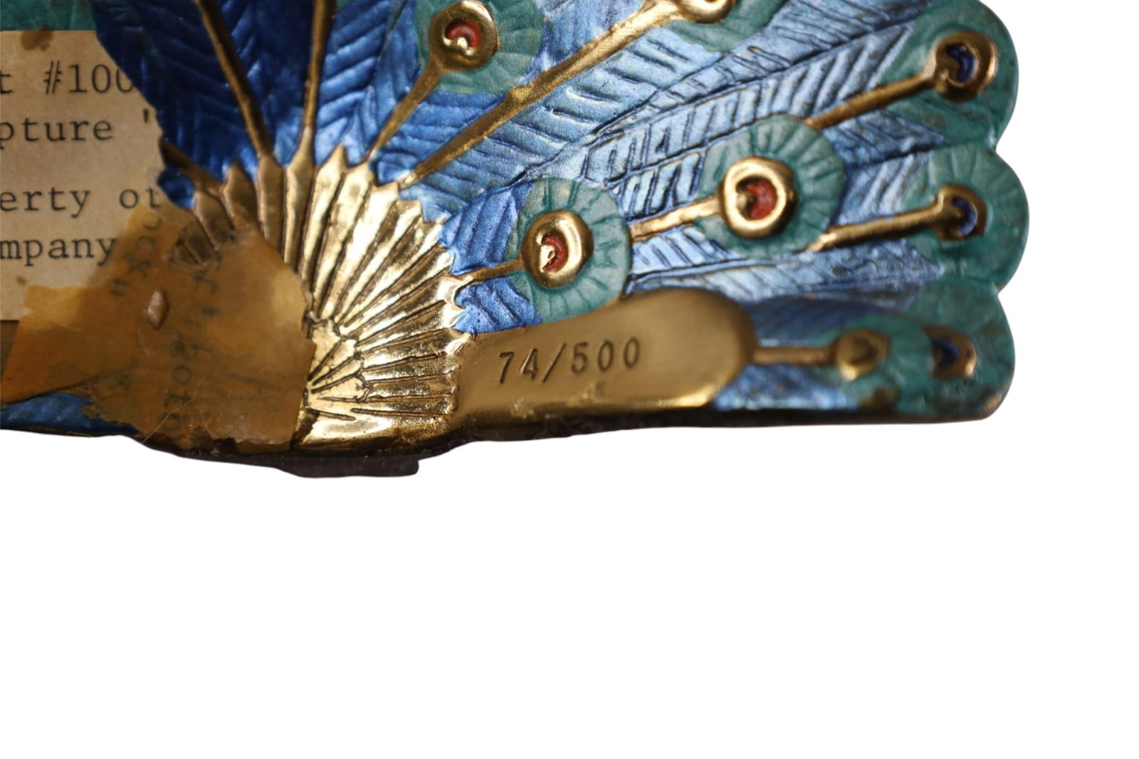 SMALL ERTE PEACOCK - 3