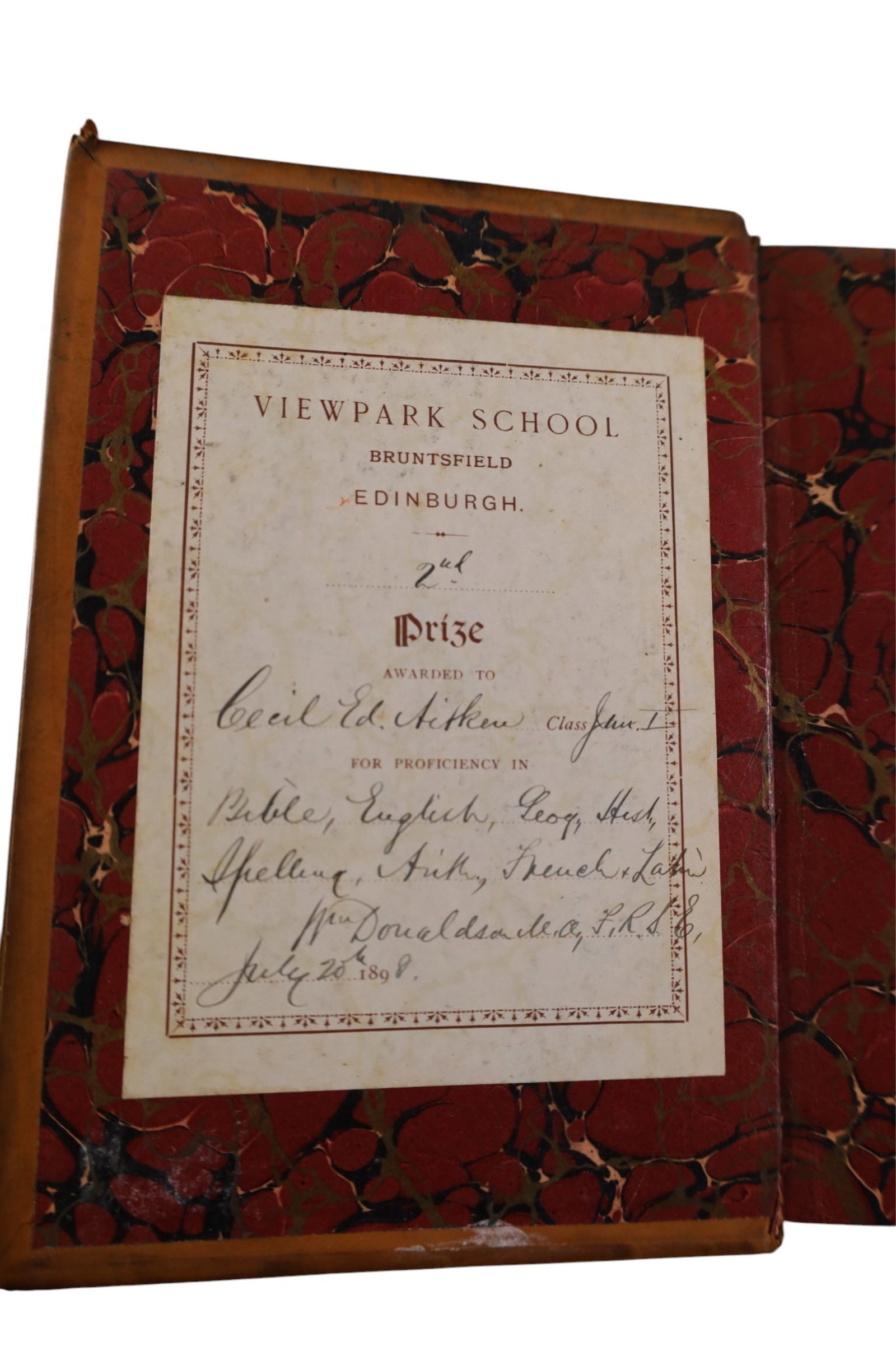 MISC ANTIQUE BOOKS - 12