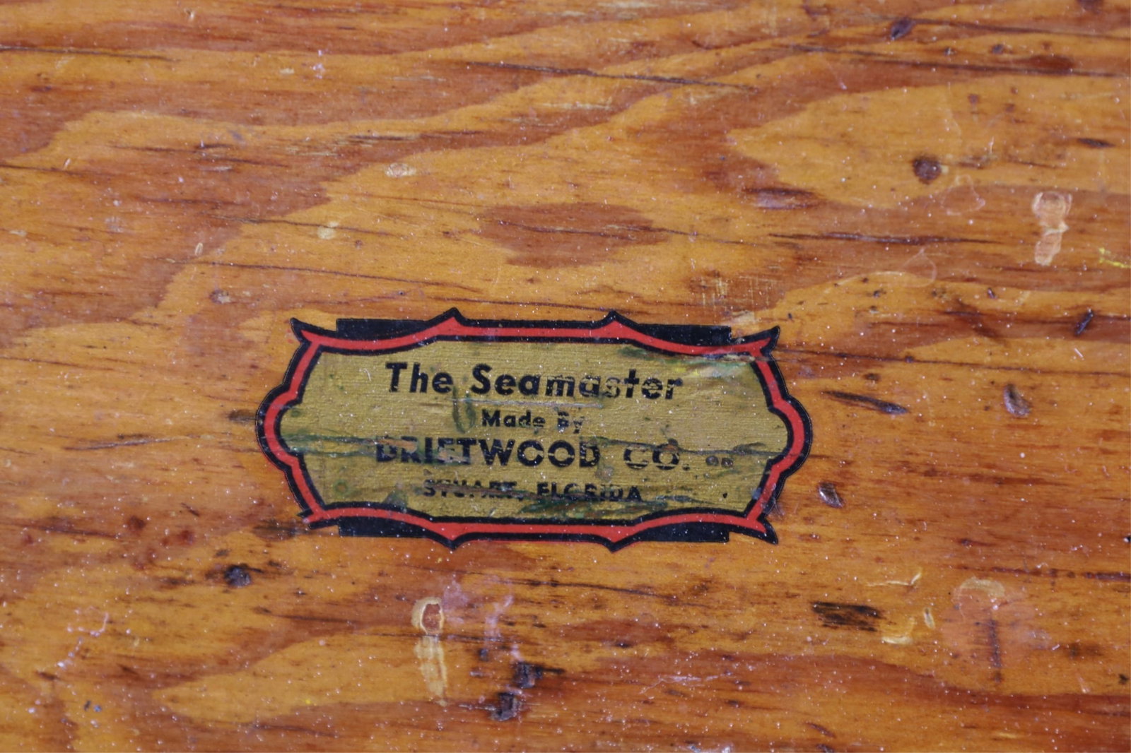 CUSTOM ANTIQUE TOOL OR TACKLE BOX - 3