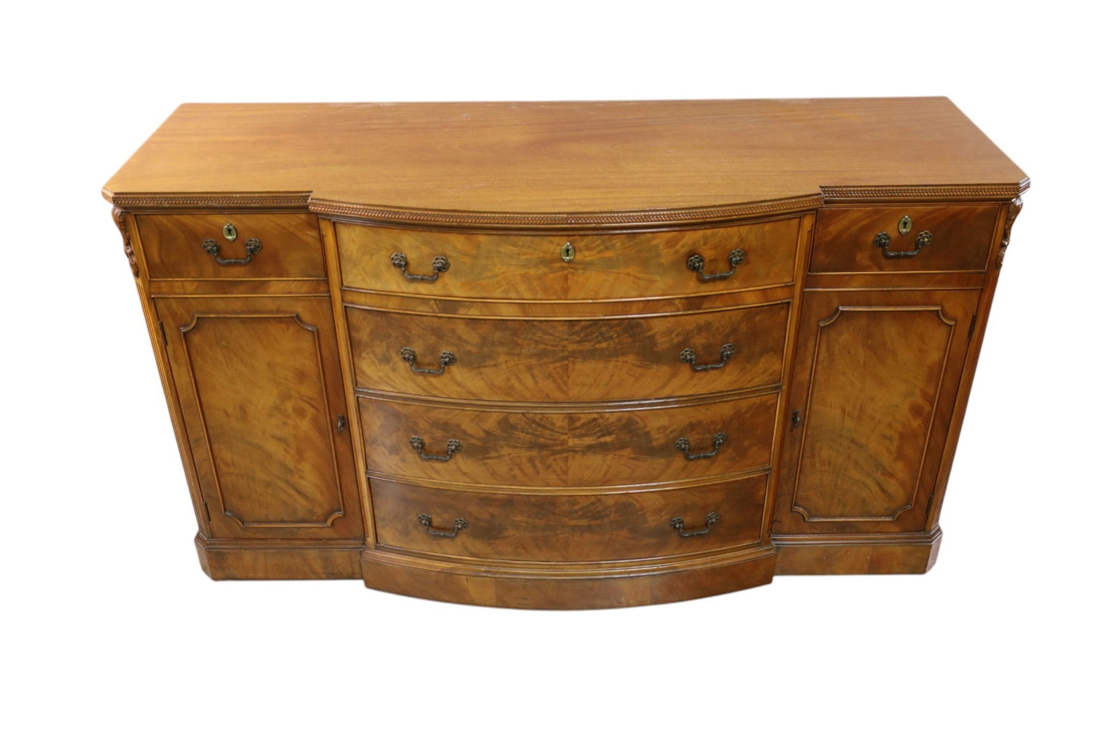 LARGE MAHOGANY BUFFET - 2