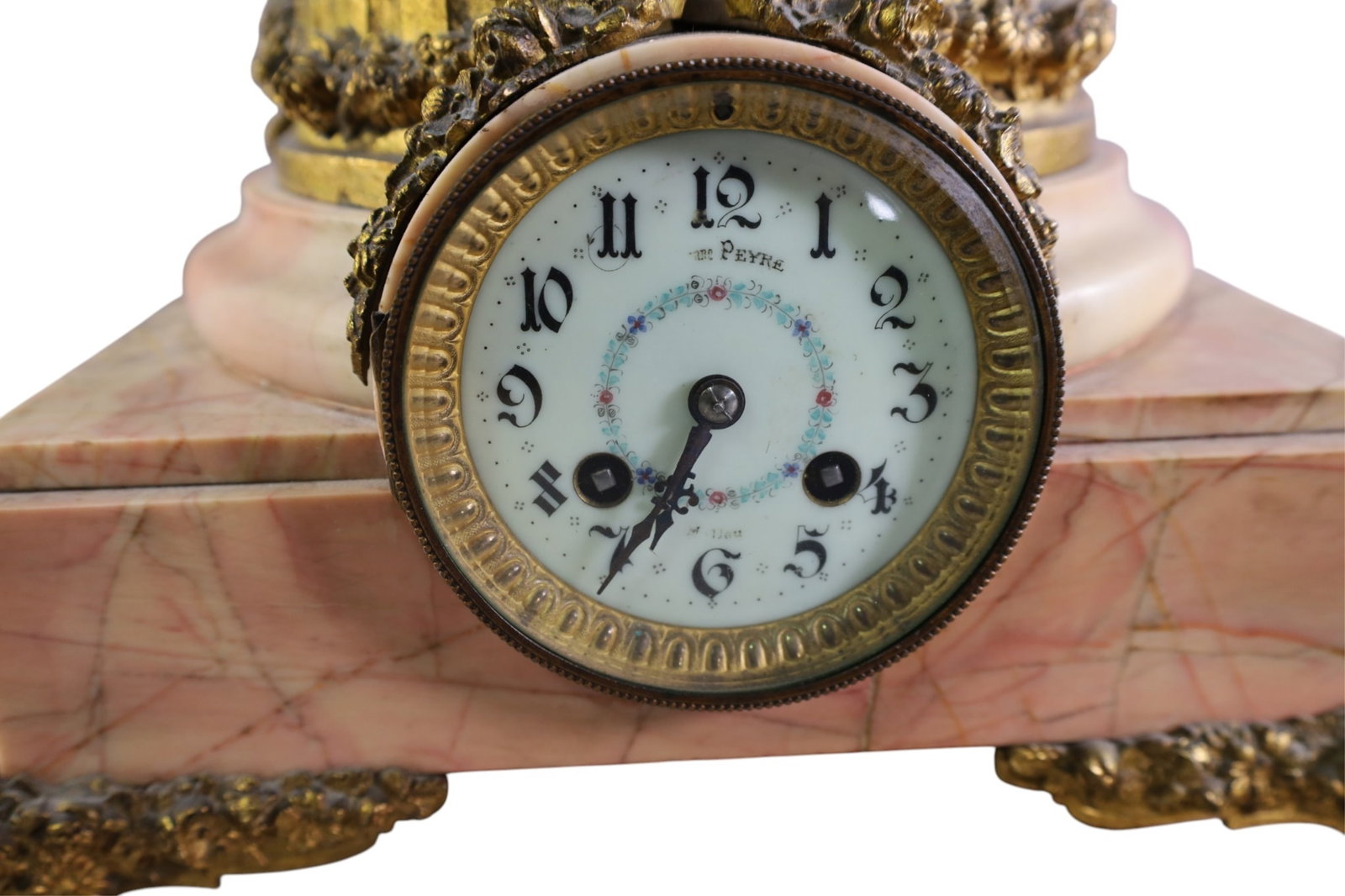 FRENCH FIGURAL MANTLE CLOCK - 3