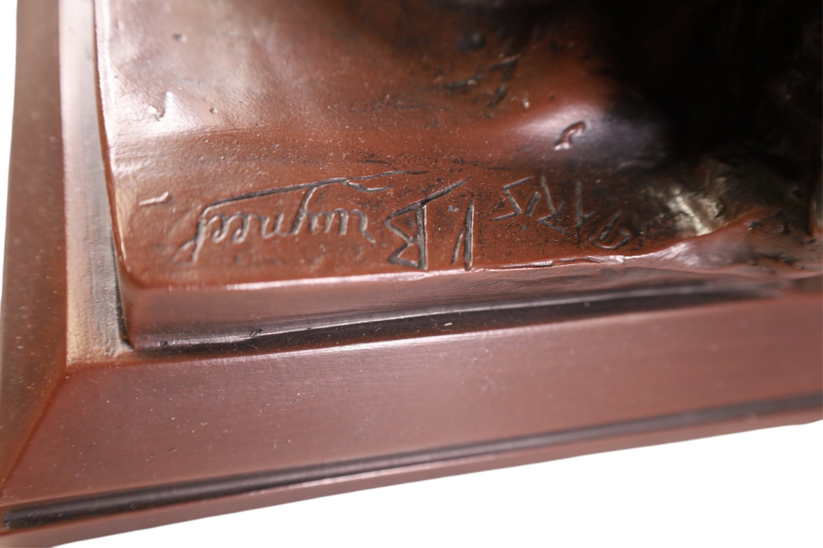 FRENCH BRONZE LAMP - 3