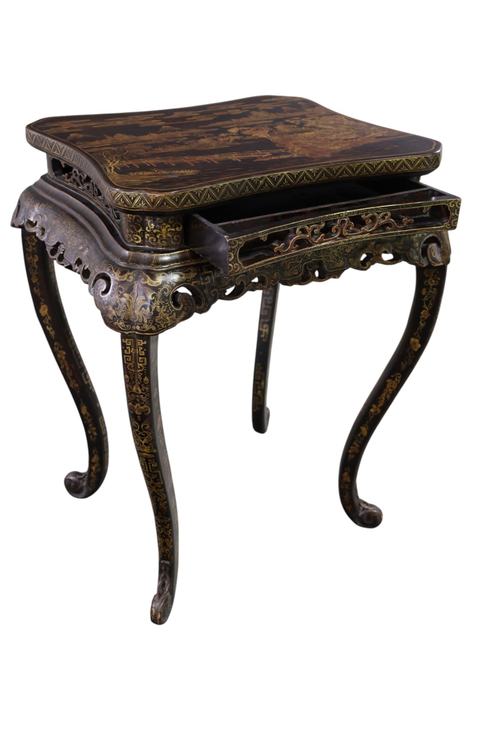 CHINOISERIE SIDE TABLE - 3