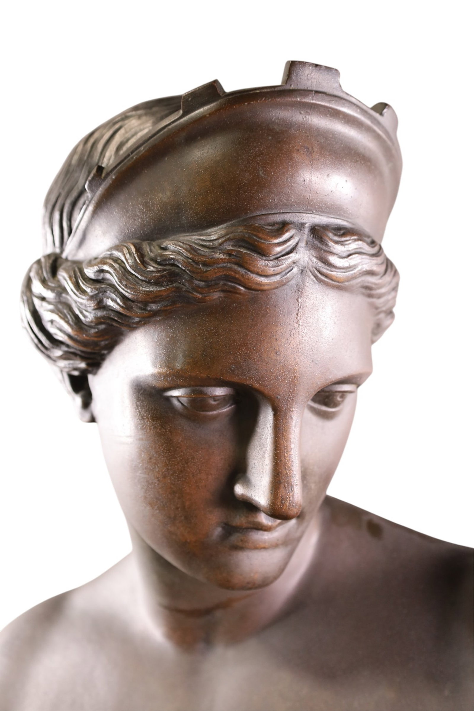 LARGE BRONZE NUDE BUST - 2