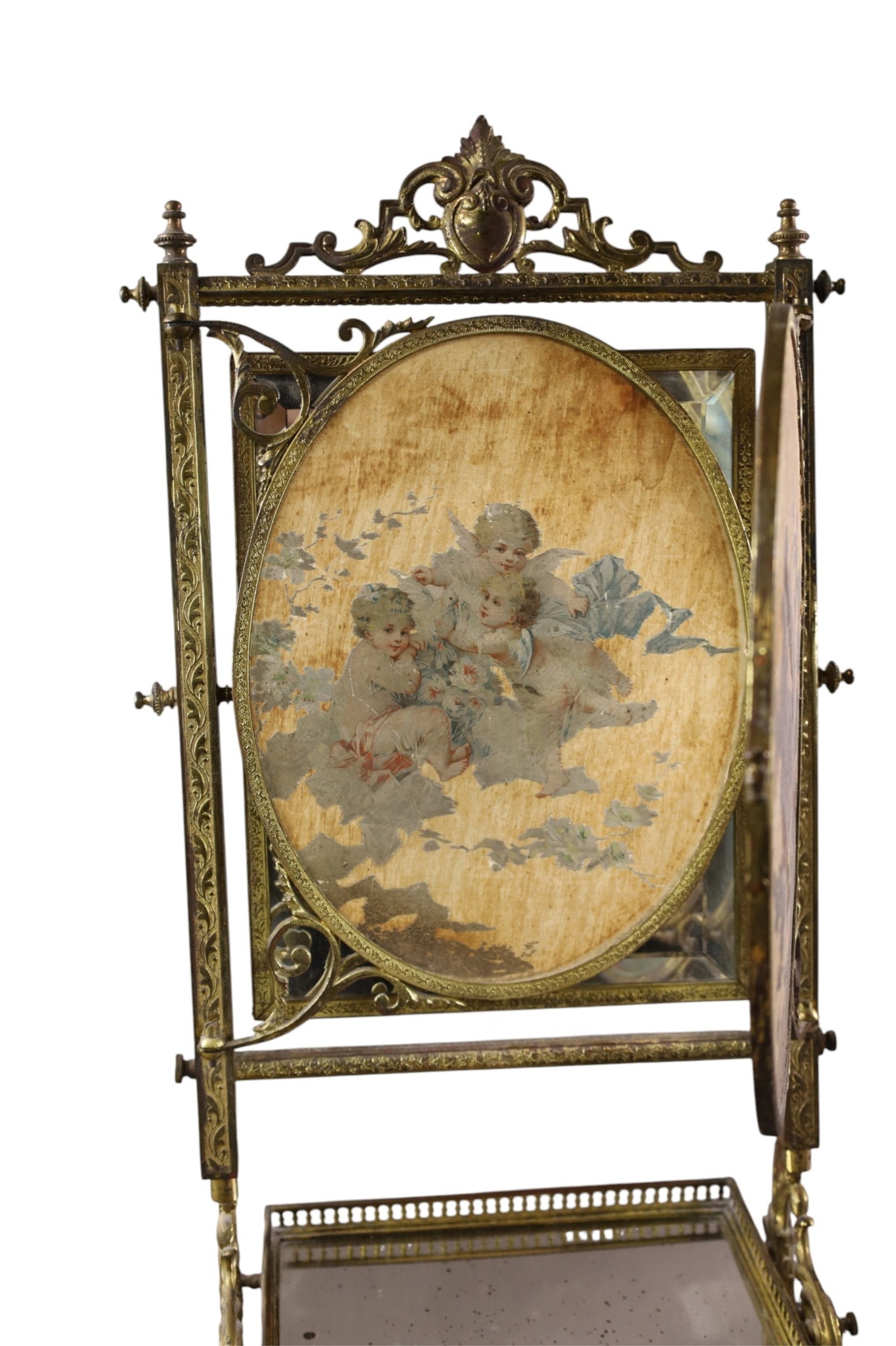 VICTORIAN TABLE TOP VANITY MIRROR - 4