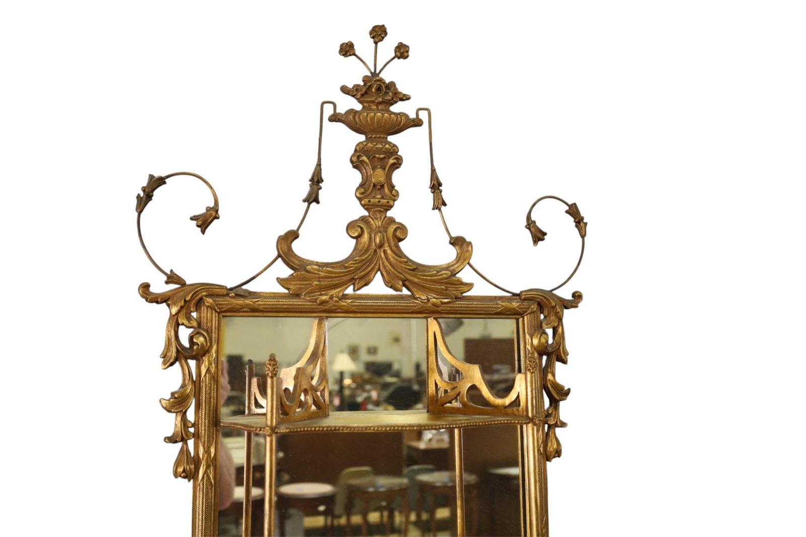 GOLD GILT WALL SHELF - 2