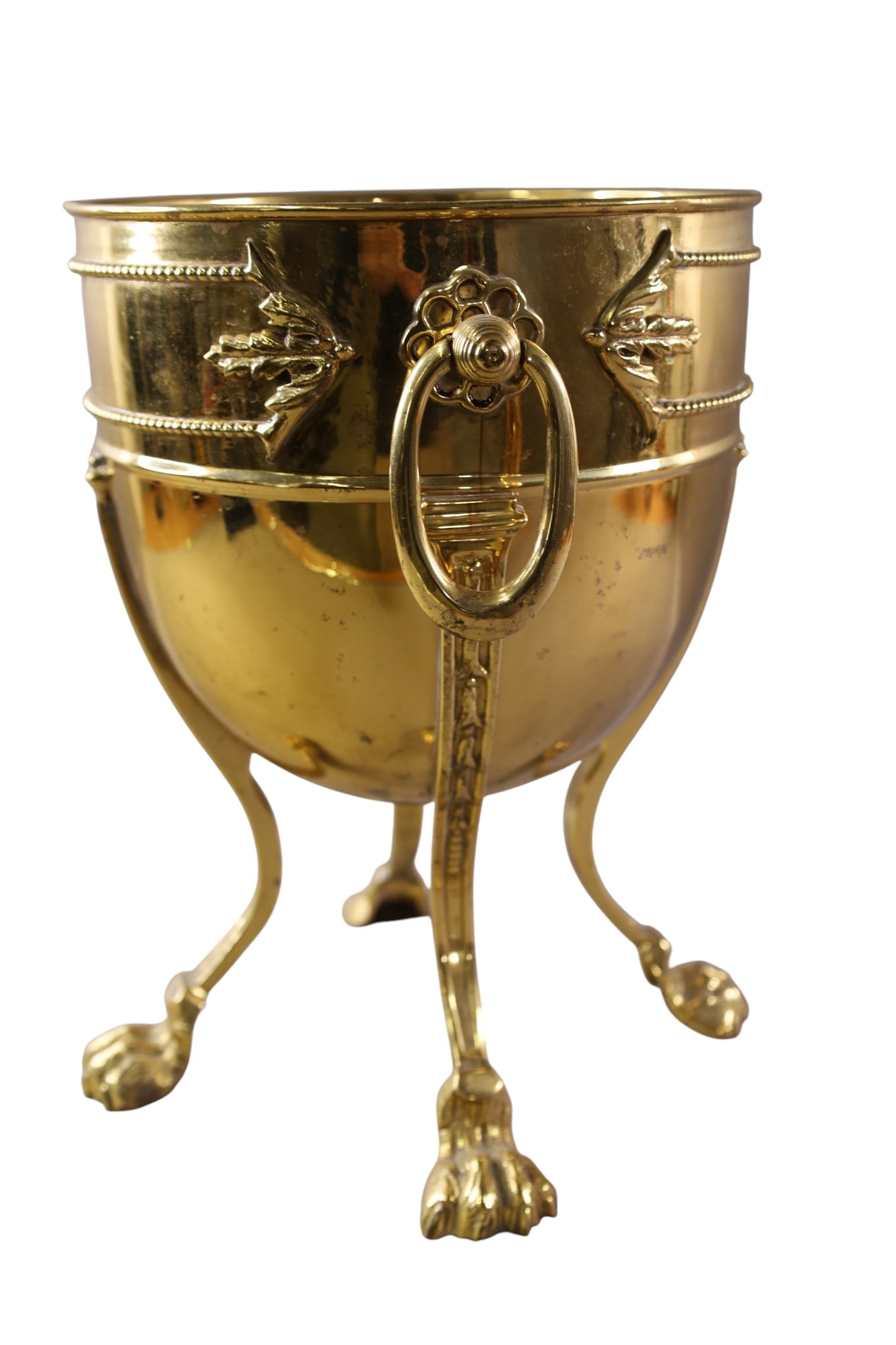 VICTORIAN BRASS ICE BUCKET - 2