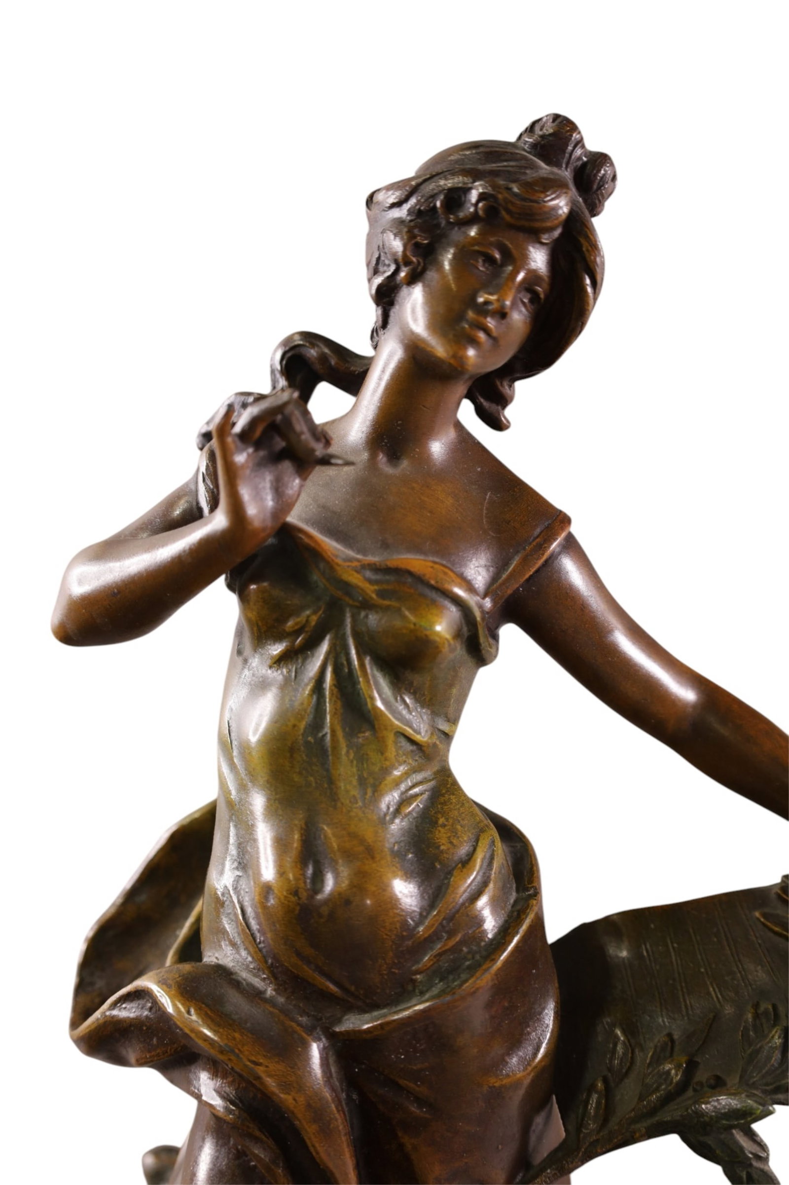 VICTORIAN SPELTER STATUE - 2