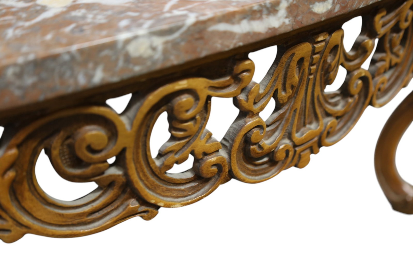 MARBLE TOP COFFEE TABLE - 3