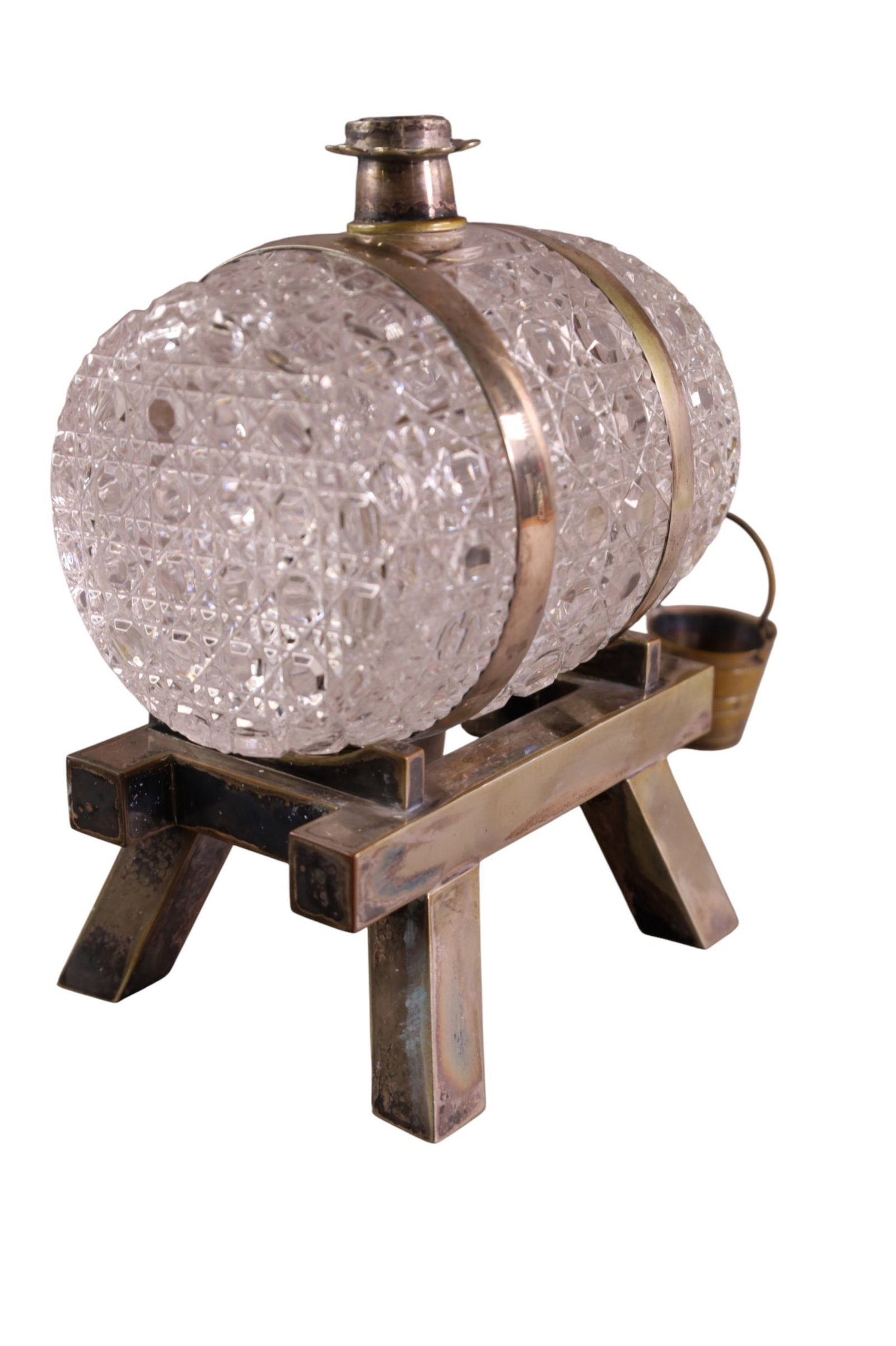 SILVER LIQUOR DISPENSER - 2