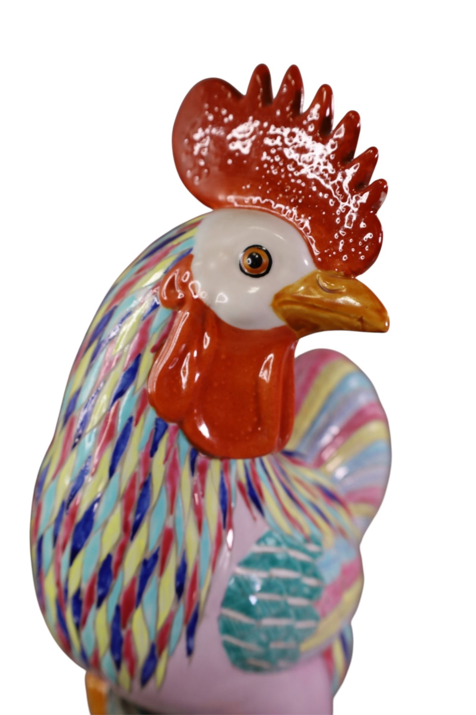 CHINESE PORCELAIN ROOSTER - 2