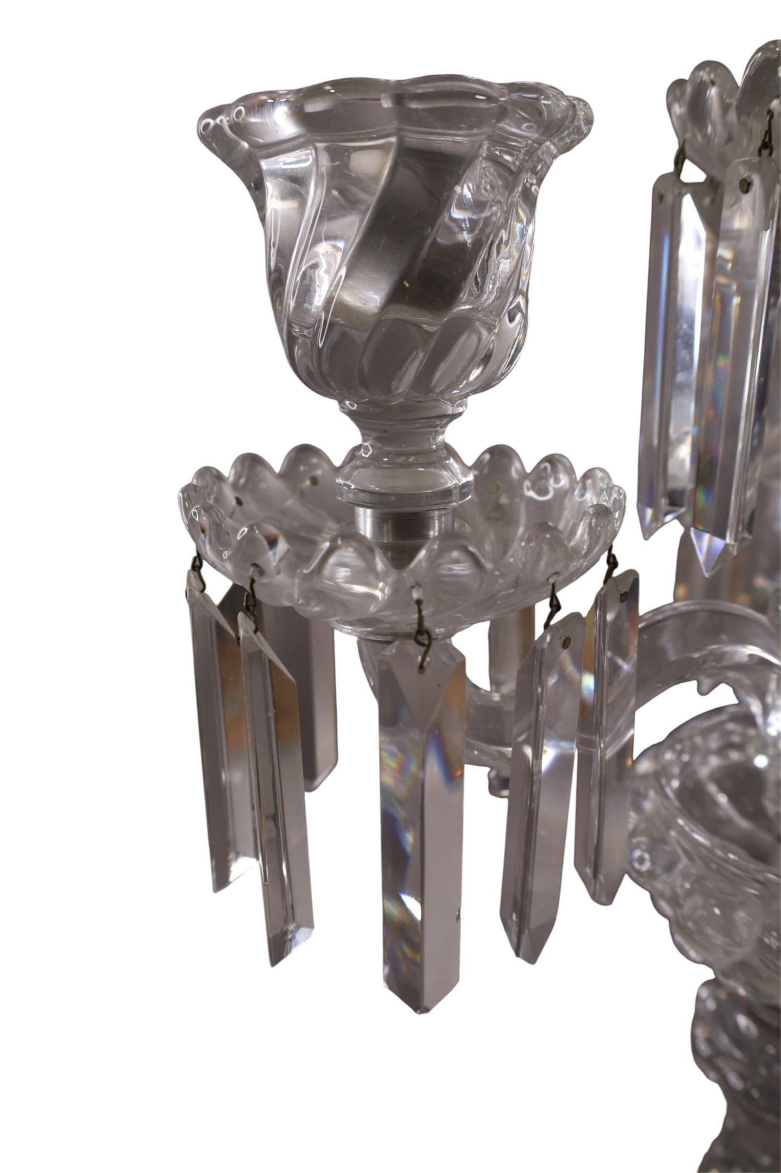 LARGE BACARRAT CANDELABRA - 2