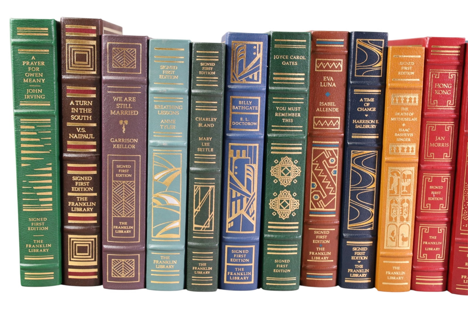 21 MISC LEATHER BOUND BOOKS - 2