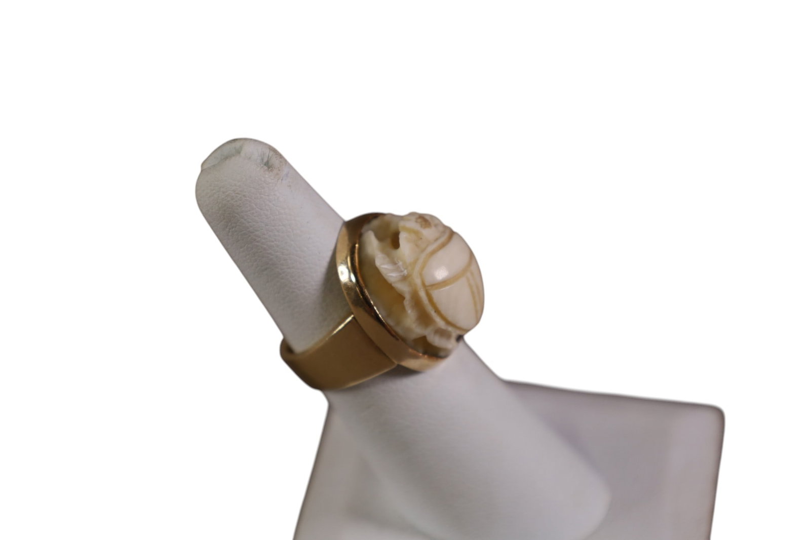 14K GOLD SCARAB RING - 2