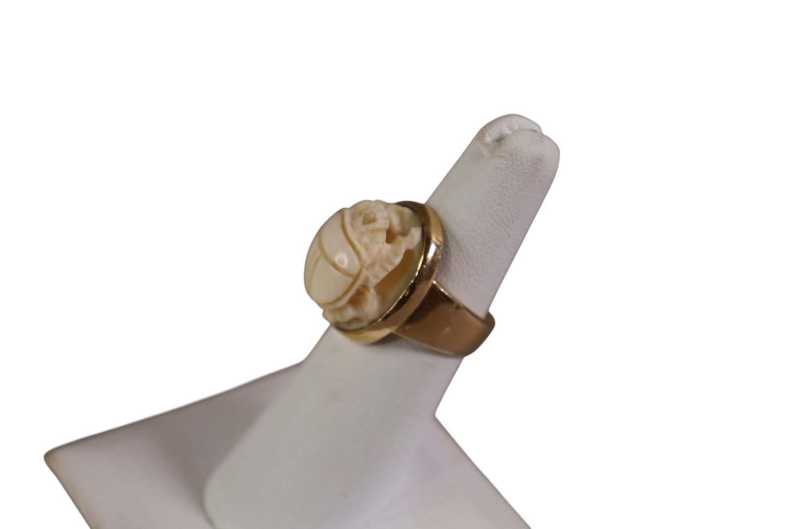 14K GOLD SCARAB RING - 3