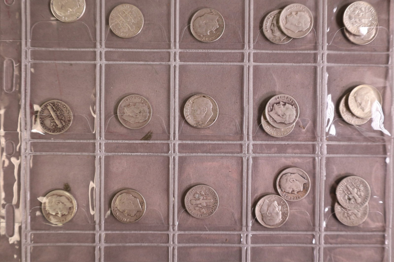 41 SILVER DIMES - 2
