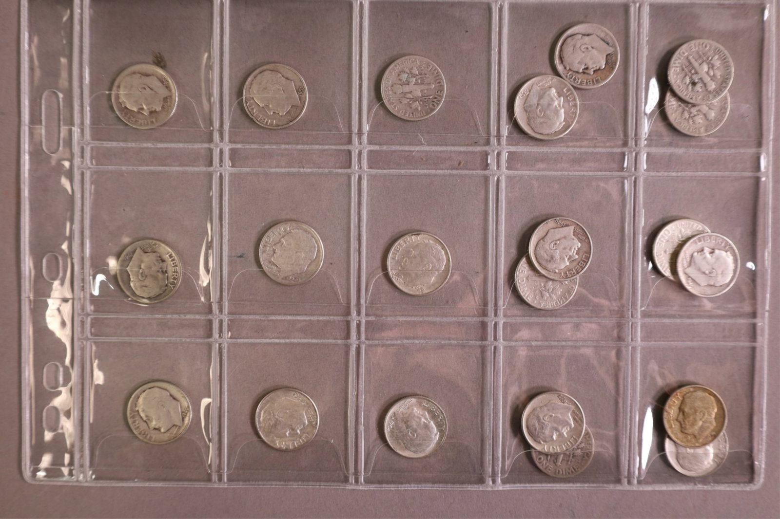 41 SILVER DIMES - 3