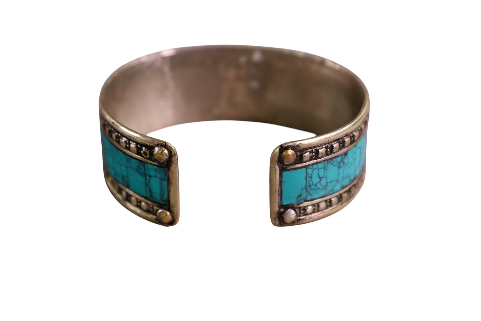 TURQUOISE AND SILVER BRACELET - 4