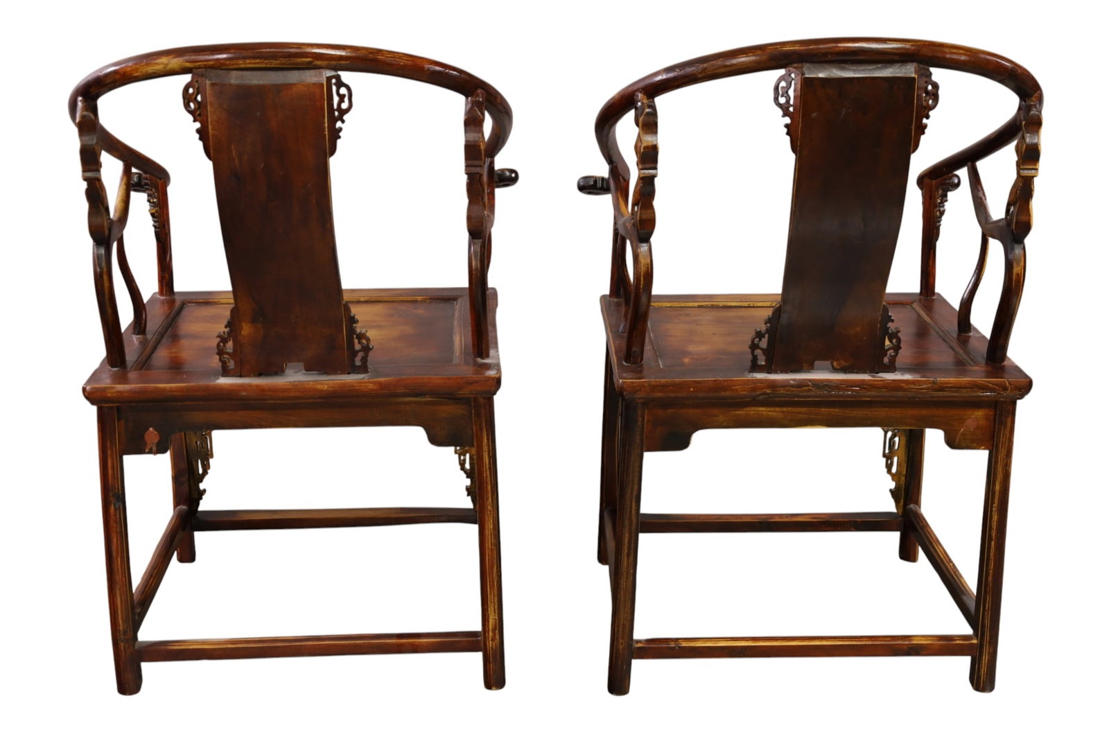 2 CHINESE ARMCHAIRS - 5
