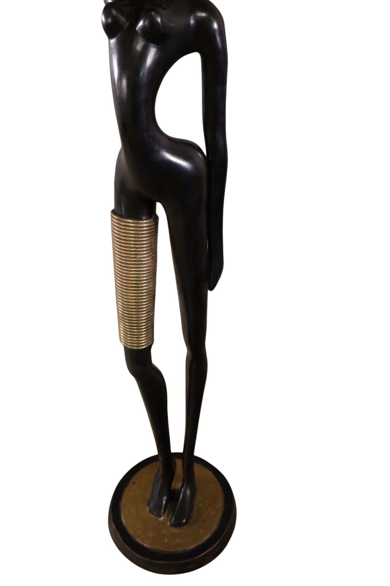 LIFESIZE NUBIAN BRONZE - 3