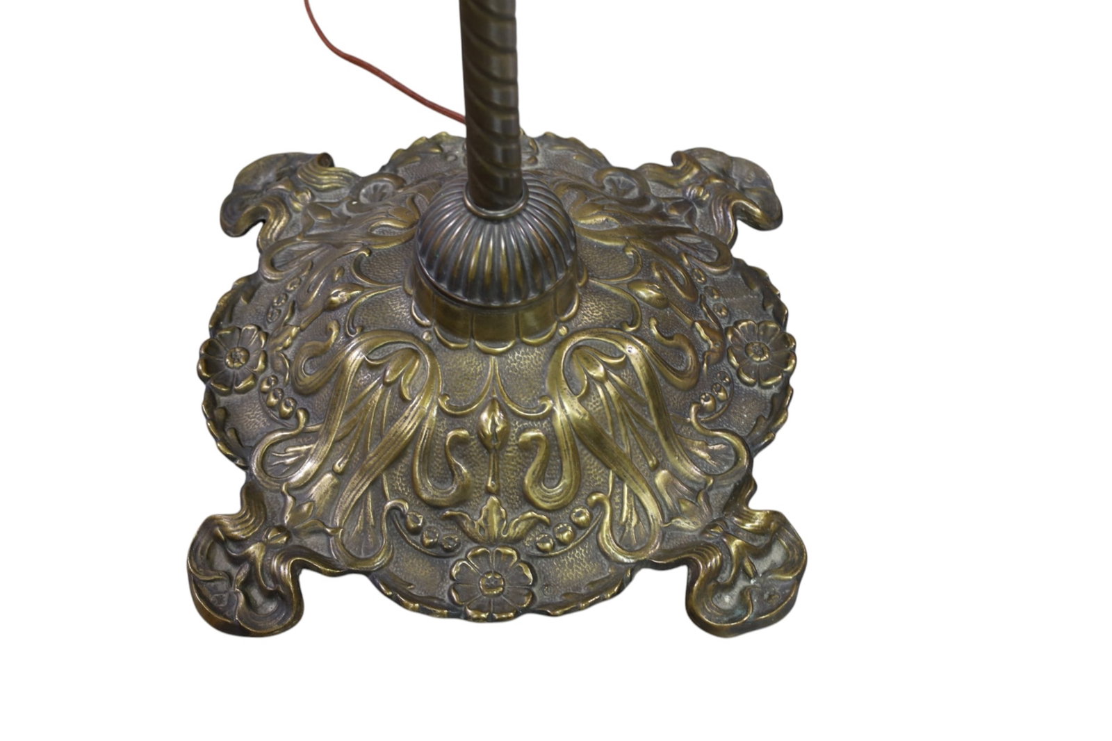 SLAG GLASS FLOOR LAMP - 3