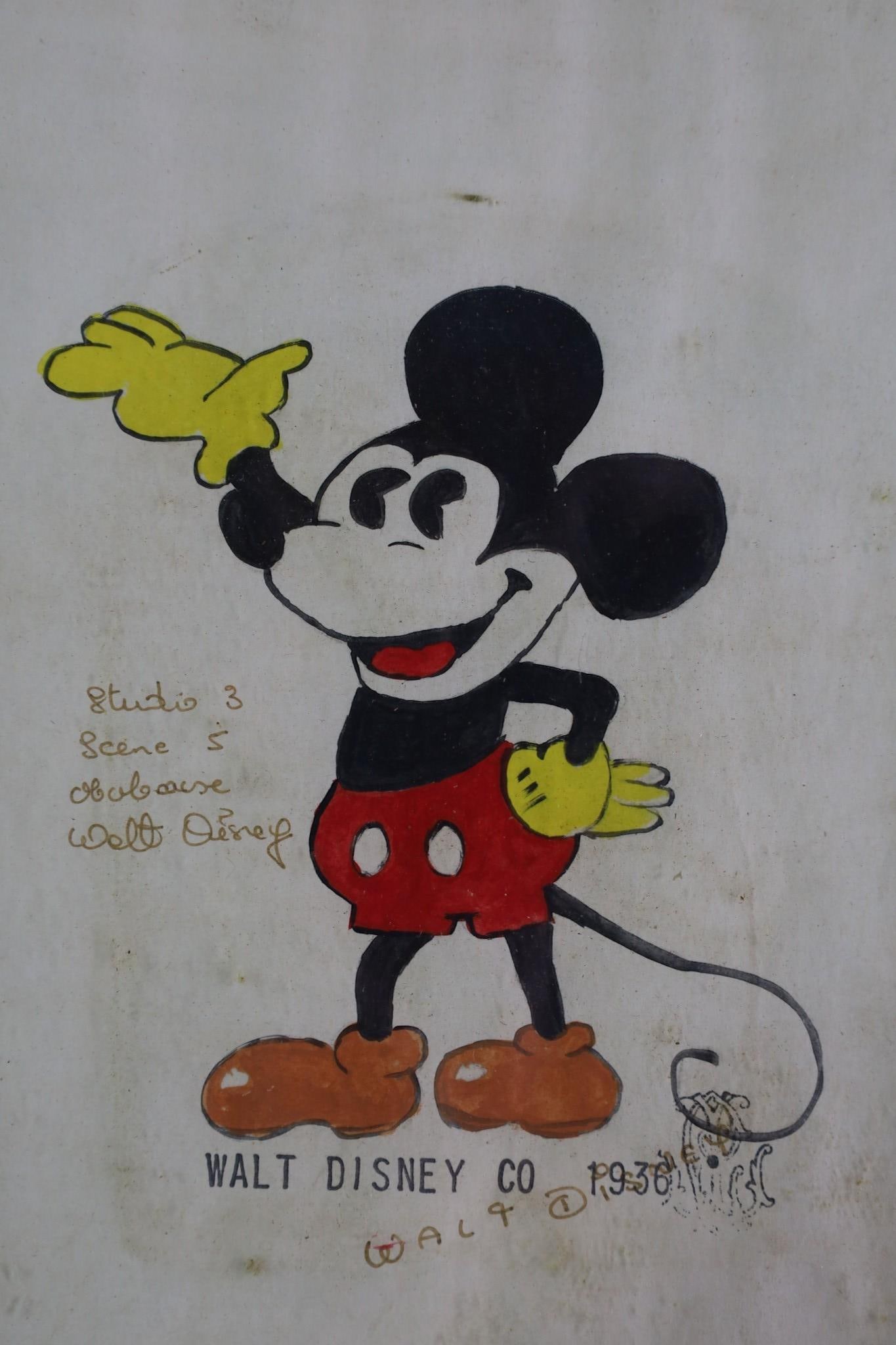 MICKEY MOUSE WALT DISNEY DRAWINGS - 3