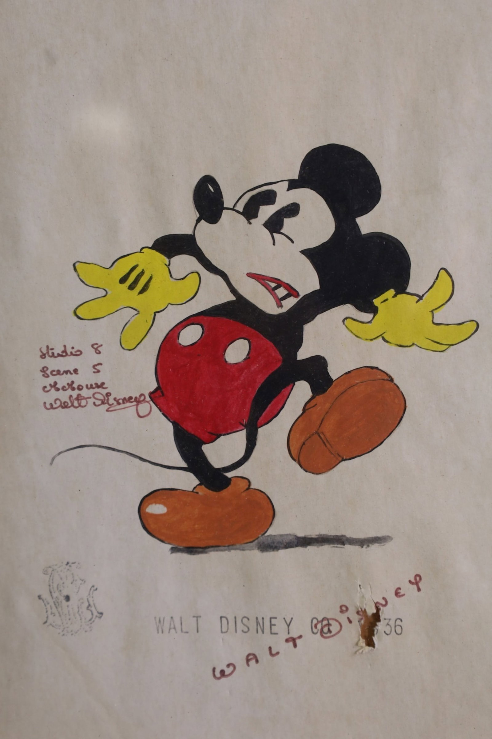MICKEY MOUSE WALT DISNEY DRAWINGS - 4