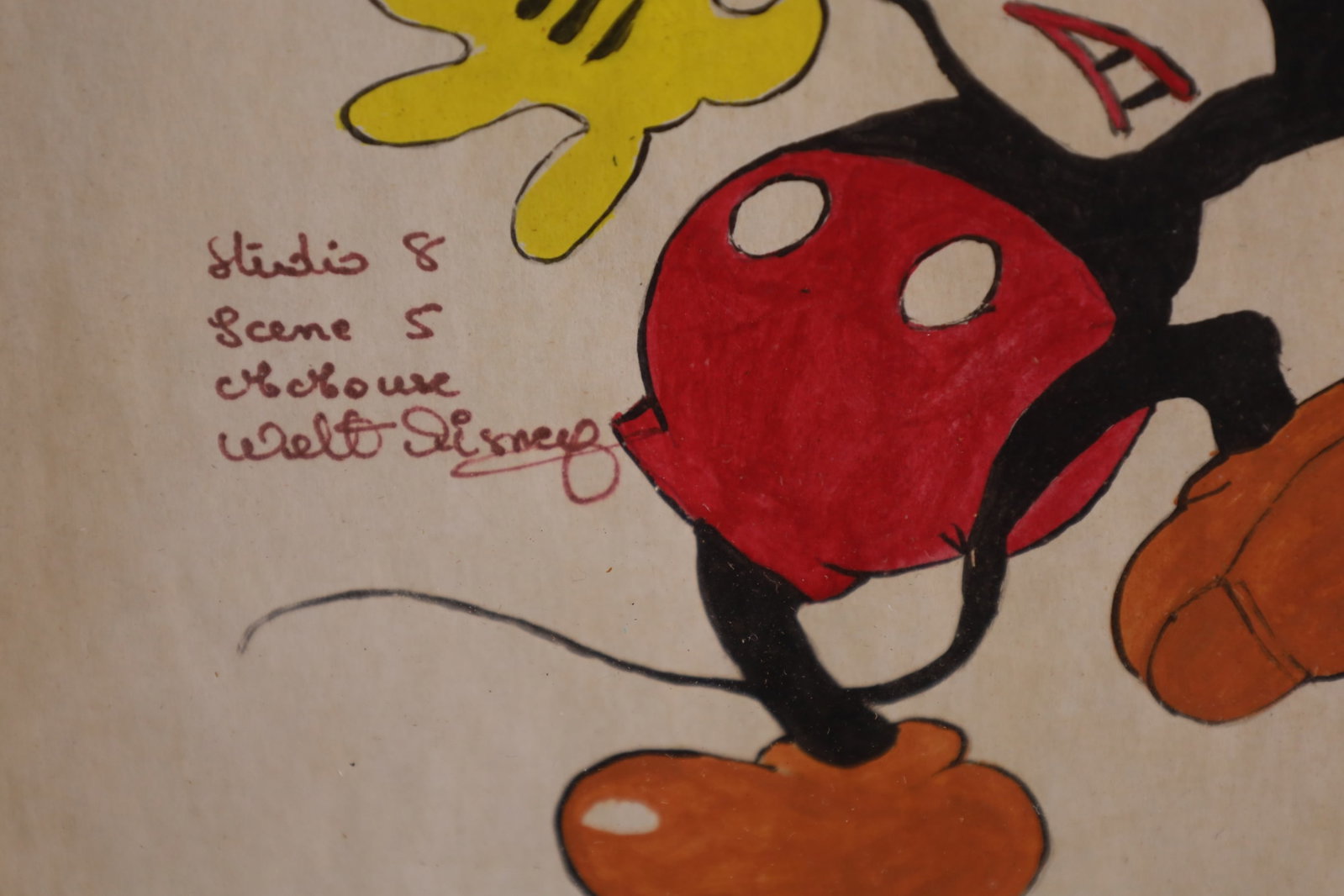 MICKEY MOUSE WALT DISNEY DRAWINGS - 6