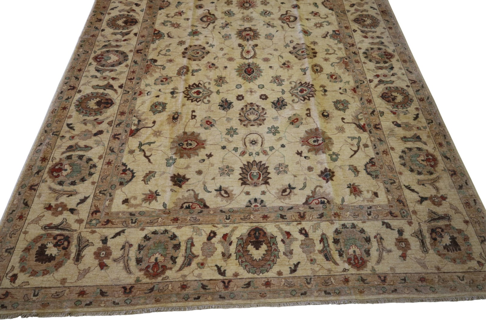 APPROX 8' 9" x 11' 7" HANDMADE WOOL RUG - 3