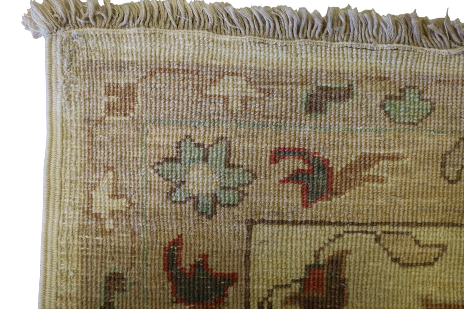 APPROX 8' 9" x 11' 7" HANDMADE WOOL RUG - 4