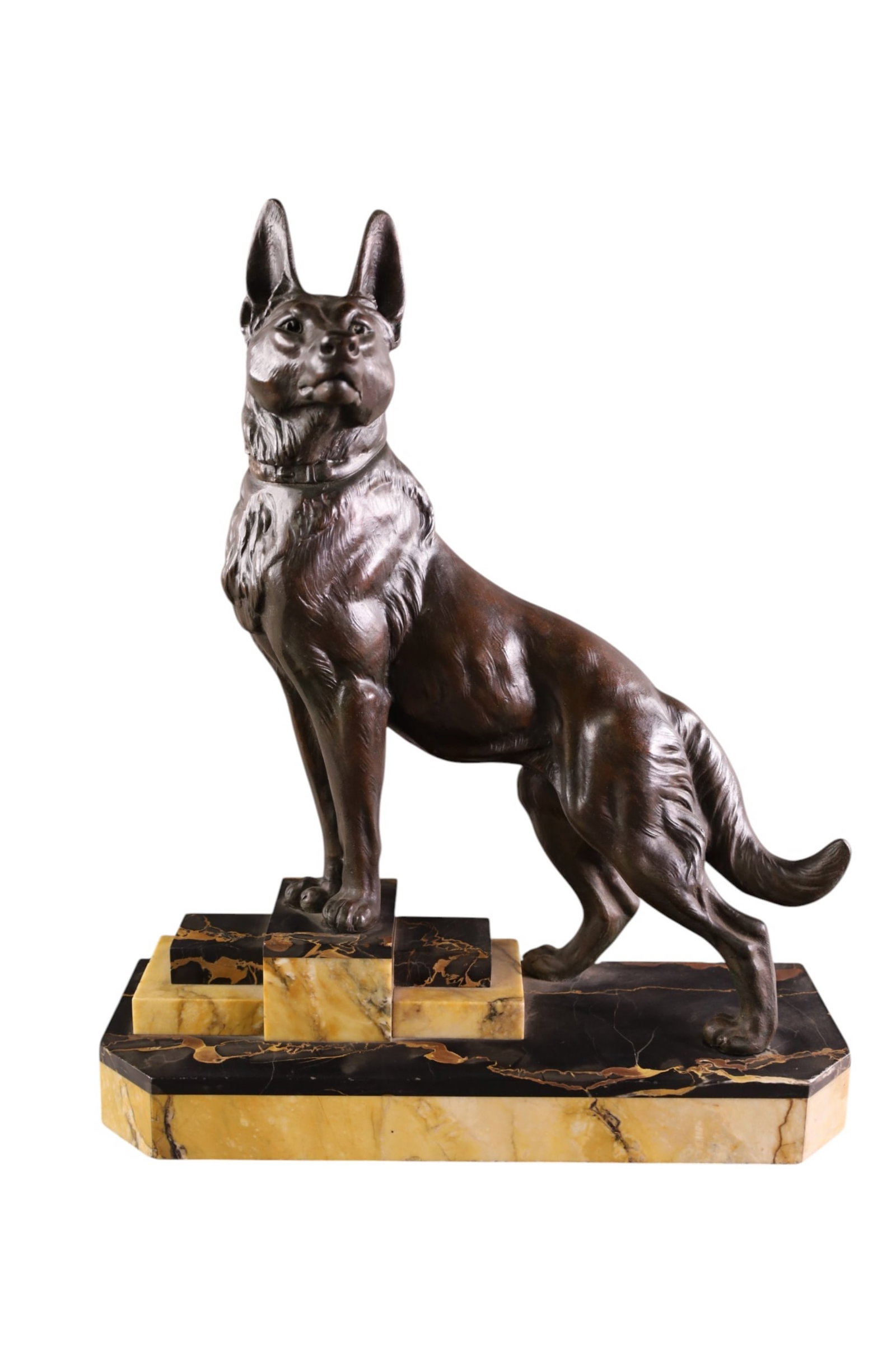 ART DECO DOG STATUE (1 of 3)