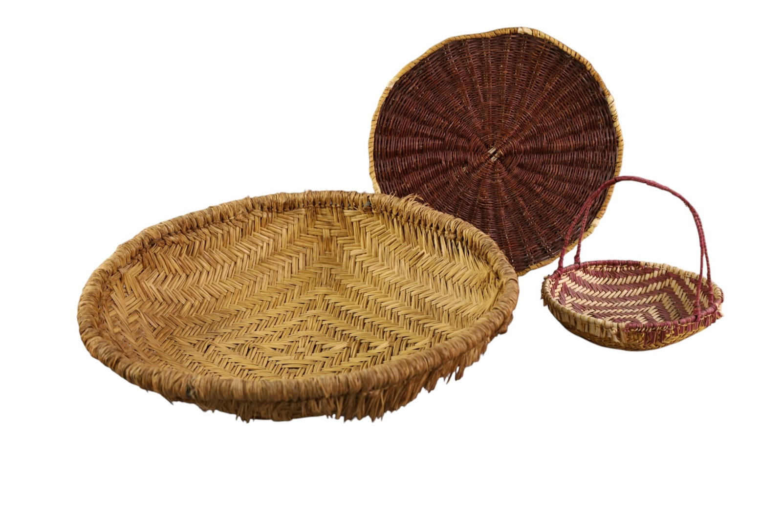 3 HOPI BASKETS (1 of 3)