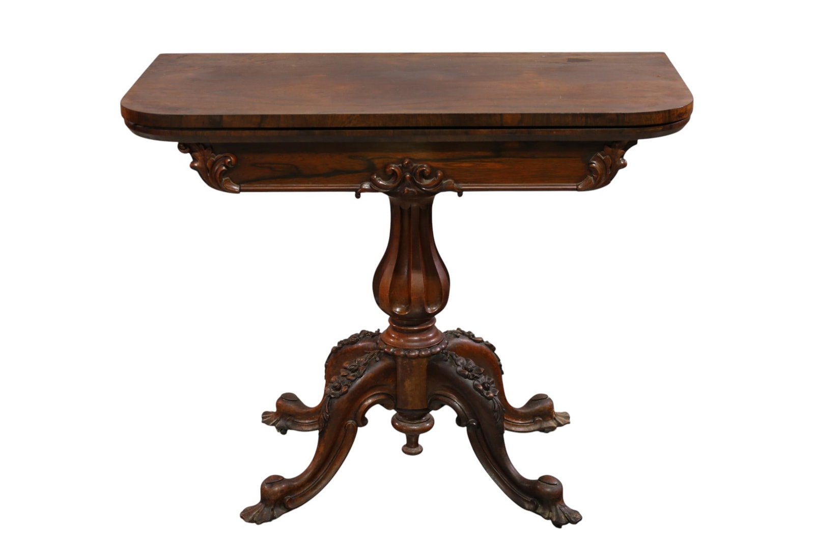 VICTORIAN ROSEWOOD GAME TABLE (1 of 5)