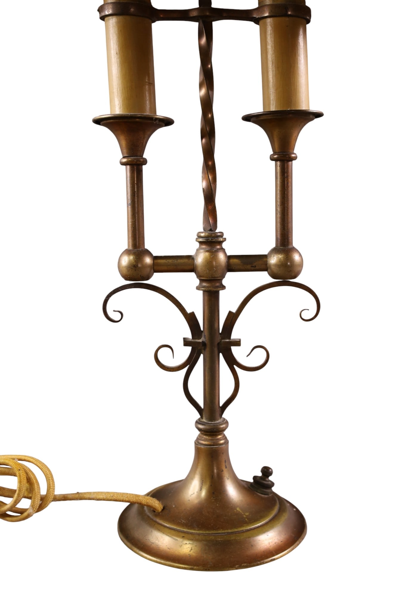 1930'S BRASS TABLE LAMP - 2