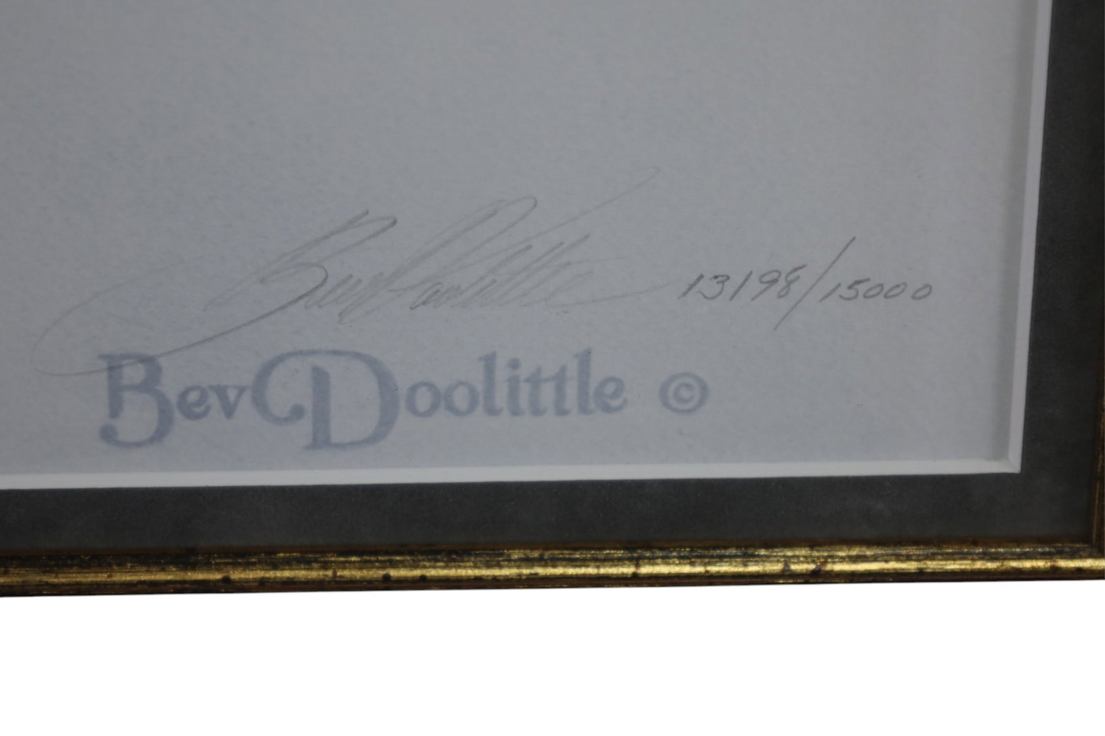 BEV DOOLITTLE LITHOGRAPH - 2
